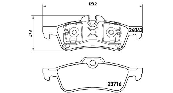 MAGNETI MARELLI stabdžių trinkelių rinkinys, diskinis stabdys 363700406032